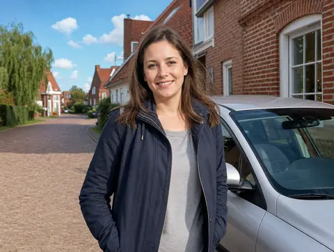 Verkäufer aus Oberboihingen mit dem verkauften Fahrzeug